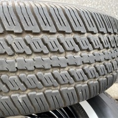 ダッジラムバン　ホワイトリボンタイヤホイールセットの画像