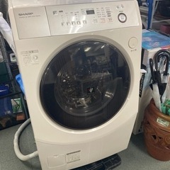 【11/22確約】【まだまだ現役?】SHARP ドラム式洗濯乾燥機 ES-V540-NL 2014年製