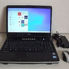 高速SSD120GB搭載　Fujitsu FMV-BIBLO N...
