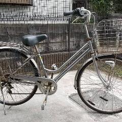 自転車　ギア付き　オートライト　26インチ