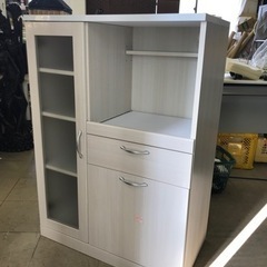 【中古品】ニトリ　キッチン　レンジ台　縦1053×横幅750×奥...
