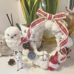 ＊毛糸玉リース＊の画像