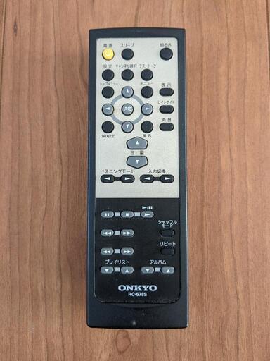 《ONKYO》リモコン、ケーブル