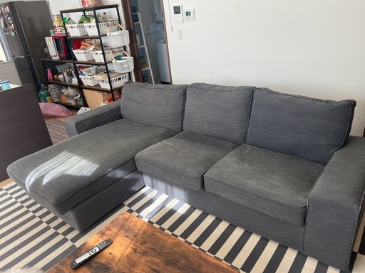IKEA 3人がけソファ とてもキレイです　おしゃれで大きい　ゆったり