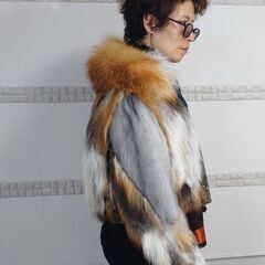 毛皮のコートの画像