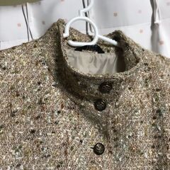 冬物ジャケット　3L　レディース　ツィードの画像