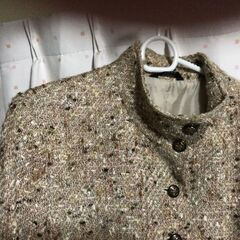 冬物ジャケット　3L　レディース　ツィードの画像