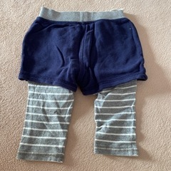 Baby GAP スパッツ付きパンツ　ズボン　80の画像