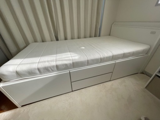 美品❤︎ニトリ収納付きベッド❤︎マットレス付き