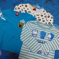 BABY DOLL＆ドラえもん長袖Tシャツ３点 110