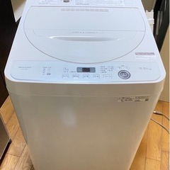 SHARP全自動洗濯機5.5 AQUA冷凍冷蔵庫126ℓ ２点セット