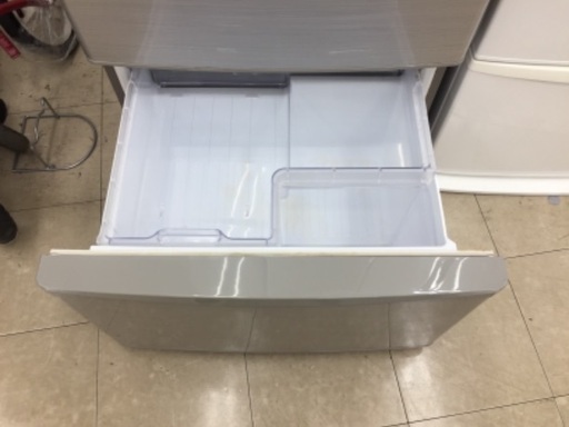 SHARP 6ドア冷蔵庫 SJS-XF47B-S 2016年製 465Ｌ ヘコミ、内部サビ有