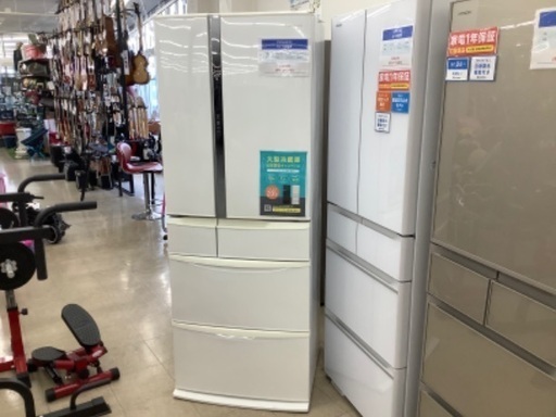 Panasonic 6ドア冷蔵庫　NR-FTF468-W 2014年製　455L