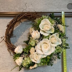プリザーブドフラワーリース