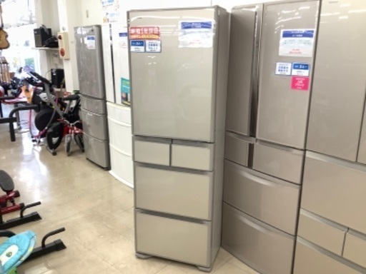 5ドア冷蔵庫　HITACHI R-S40K 2020年製　401L 112L