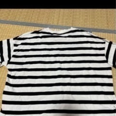 GU 半袖ボーダーTシャツ XLの画像