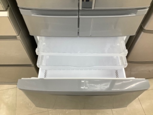 6ドア冷蔵庫　HITACHI R-SF440CM 2013年製　441L