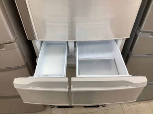 5ドア冷蔵庫　Panasonic NR-E413V-N 2018年製　406L キズ、ヘコミ有　