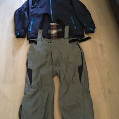 【中古】冬用釣りウェア（Lサイズ）の画像