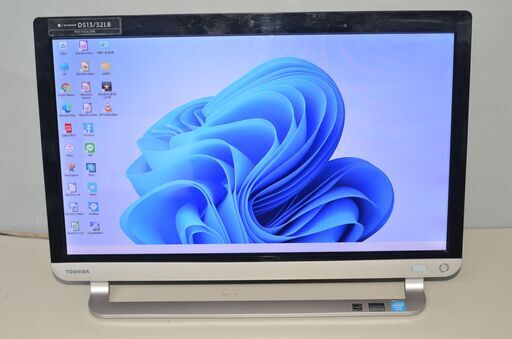 中古良品 一体型パソコン 最新Windows11+office 東芝 D513/32LB Celeron/大容量HDD1TB/4GB/無線内蔵/DVDマルチ/21.5インチ/カメラ内蔵