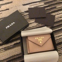 PRADA  サファイアーノ　ミニ財布　三つ折り