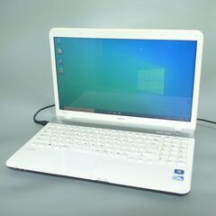 即使用可 ホワイト 中古良品 ノートパソコン 15.6型 NEC...