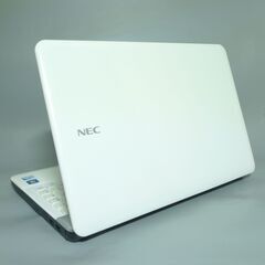 即使用可 ホワイト 中古良品 ノートパソコン 15.6型 NEC PC-LS150F2H4W Celeron 4GB DVDRW 無線 Wi-Fi Windows10 Office 初心者向けの画像