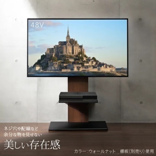 EQUALS イコールズ テレビ台 壁寄せテレビスタンド WALL V2 ロータイプ 32~60V対応