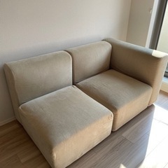 無印 ユニットソファ 本体アーム付き