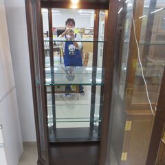 【値下げしました】ジモティ来店特価!!!キュリオケース ショーケース 六角形　J-2の画像