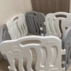 ベビーサークル10枚 専用スタンド2つの画像