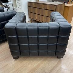 2個入荷❗ヨーゼフ・ホフマン リプロダクト家具 一人用ソファ クーブスソファ デザイナー家具 クラシック ブラック 1脚23800円💳自社配送時🌟代引き可💳※現金、クレジット、スマホ決済対応※【送料に設置込】の画像