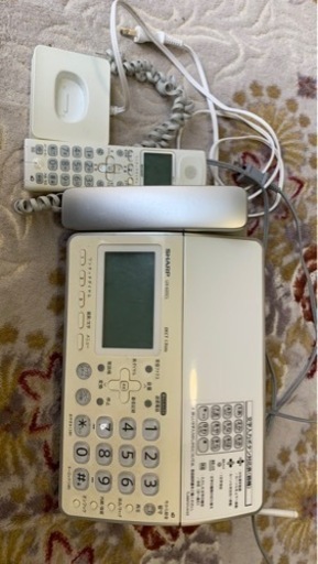 電話　子機　ファックス付き