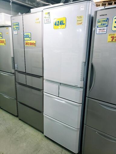 【お得値！】シャープ　両側オープン 冷蔵庫 424L 2014年製　管理番号:81611