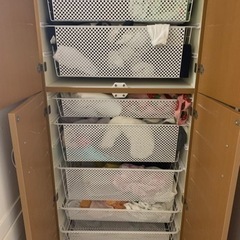 通販生活　カゴ式　ラック　棚の画像