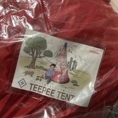 未使用　Tepee キッズテント　室内用テント　ティピー　ネイティブ柄の画像