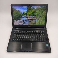 EPSON 高性能第4世代Core i5搭載 メモリ4G　HDD500G　スリム　WEBカメラ　代引き