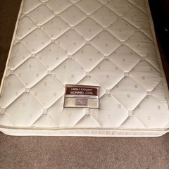 シングルベッド　スプリングマットレス無料でお譲りします！の画像