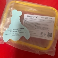 ディズニーストア　グーフィークリアポーチの画像