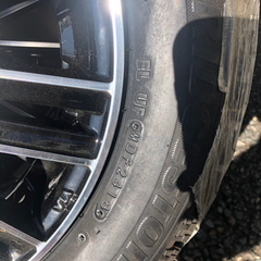 155／65r13 新品スタッドレスタイヤとホイールの画像
