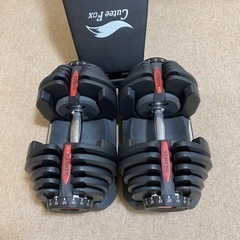 可変式ダンベル40kg ×2個　筋トレベンチ