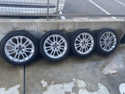 ボルボ　VOLVO V40 スタッドレスタイヤ　純正ホイール　17インチ　4本セット　ガリ傷有り〼