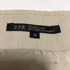 23区 シンプルスカート Mの画像