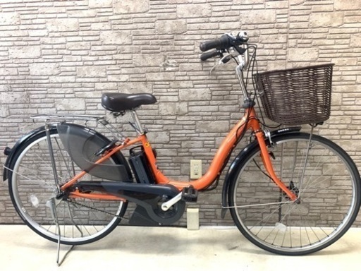 感謝祭SALE 東京23区配達無料　新基準　YAMAHAヤマハ　パスナチュラ　8.7Ah リチウム 電動自転車 中古 26☆