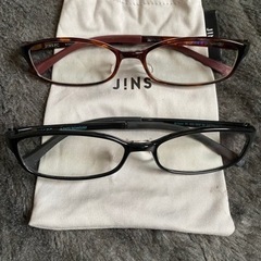 JiNS PC用 メガネ 二個