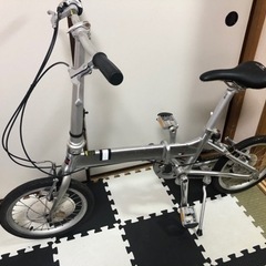【レア】TOMMY GIRL　軽量アルミ16型　7速 折り畳み自転車