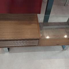 ウッド引き出し付きローテーブルの画像