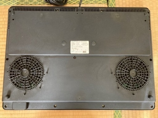 中古美品 アイリスオーヤマ2口IHクッキングヒーター EIH1470-B