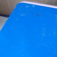 急募☆自分で色付けした傷だらけ、色ムラありのテーブル☆しっかりはしてます！の画像