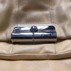 Coach レザーバックの画像